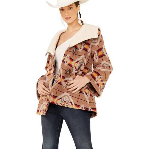 Womens-Aztec-Jacquard-Wool-Cape-Coat